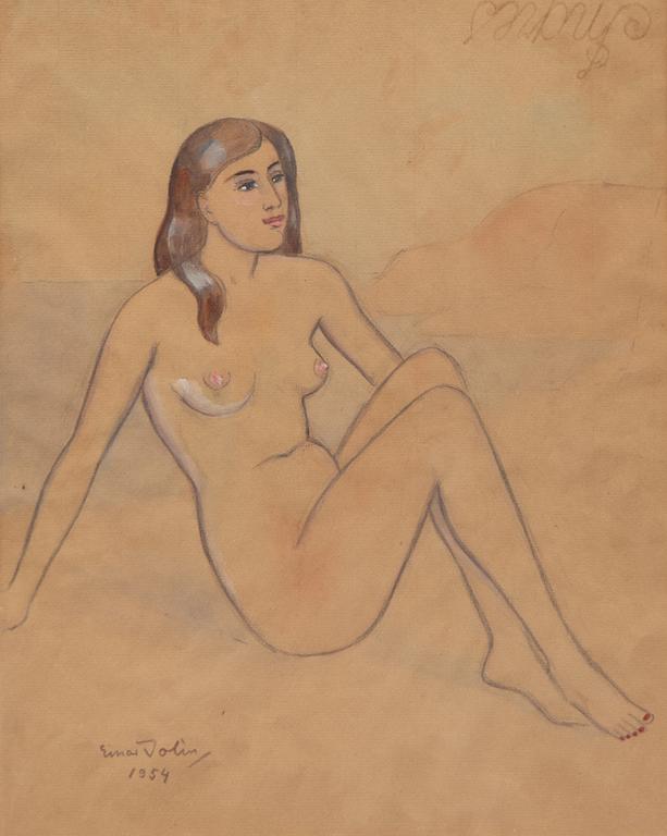 Einar Jolin, Study of a model.