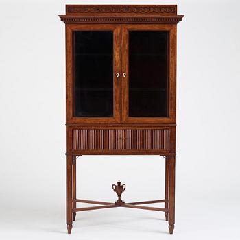A Late gustavian cabinet by Gottlieb Iwersson, (master in Stockholm 1778-1813).