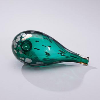 FIGURIN, 2 st, glas, signerad O. Toikka Nuutajärvi samt Oiva Toikka Nuutajärvi Notsjö.