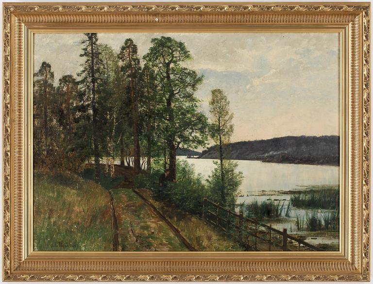 OSCAR TÖRNÅ, olja på duk, signerad, daterad.