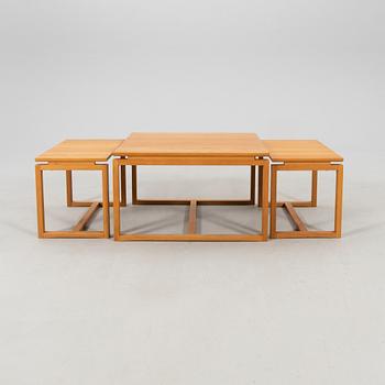 Coffee table, three parts, contemporary.