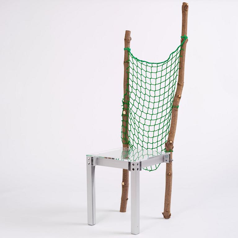 Fredrik Paulsen, a unique chair, "Chair One, Sloppy Bugatti", JOY, 2024.