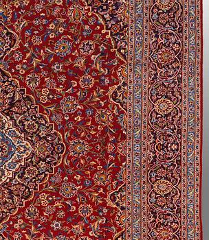 A carpet, Kashan, around 407 x 310 cm.