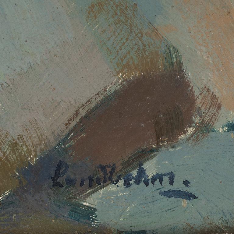 SIXTEN LUNDBOHM, olja på duk, signerad. Daterad a tergo 1934.