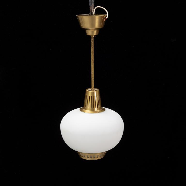 Hans Bergström, a brass and glass lamp.