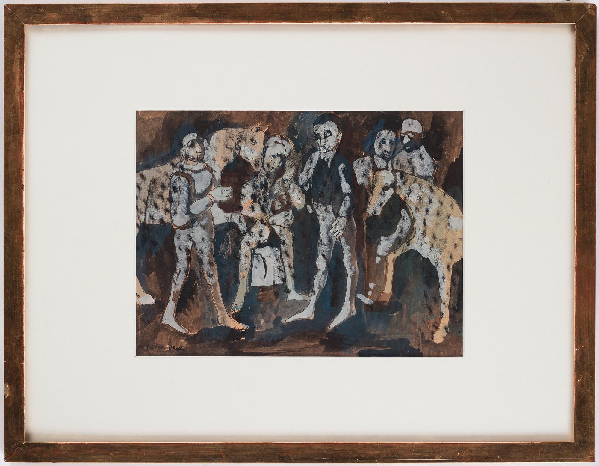 Endre Nemes, "Fritt efter B. Gozzoli".