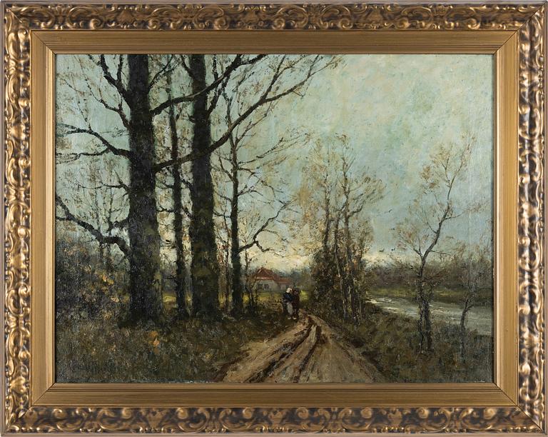 Unknown artist, 19/20th Century, oil on canvas, singned.