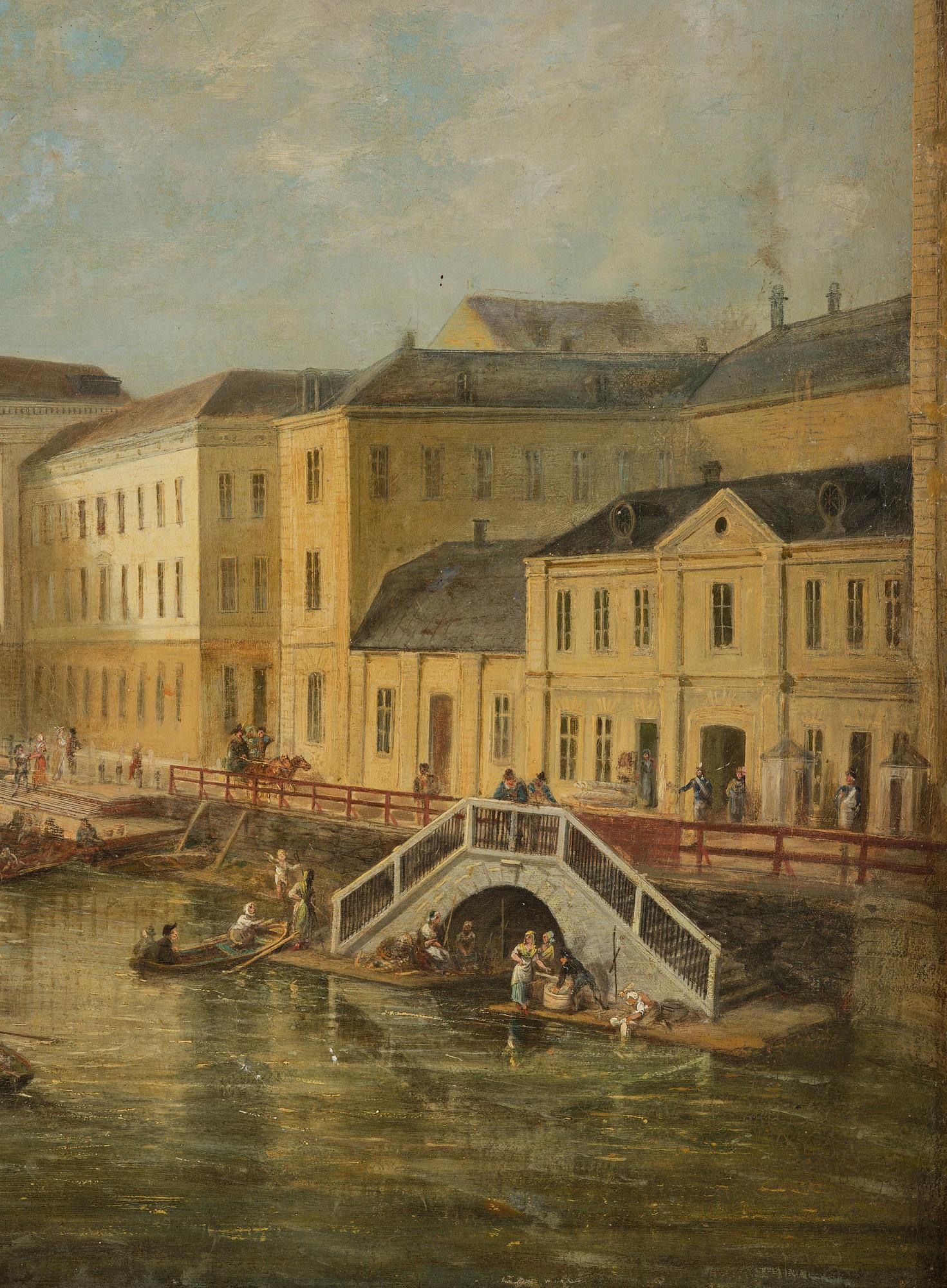 Elias Martin, "Norrström with the Bondeska Palace, Stockholm".