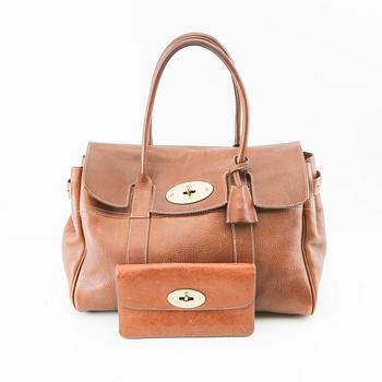 Mulberry väska och plånbok "Bayswater" vintage.