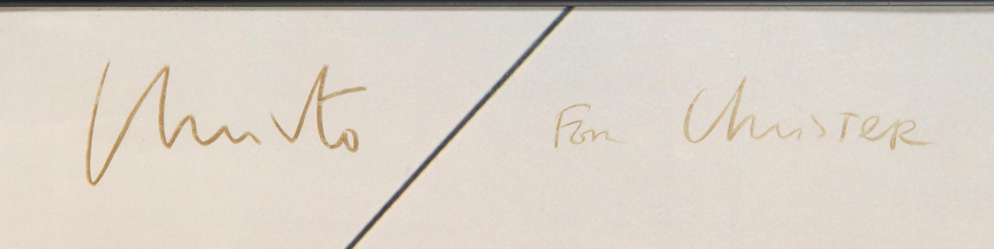 Christo & Jeanne-Claude, after, colour offset, signed.