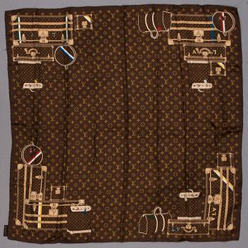 SCARF, "Monogram Trunks", Louis Vuitton.