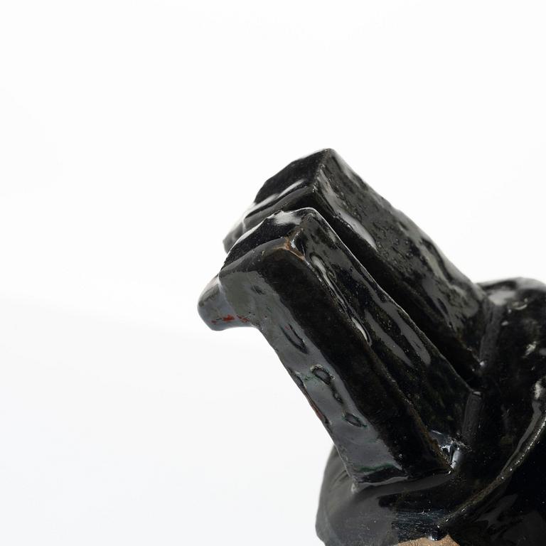 Lisa Larson, a stoneware figurine, 'Samhällsbedatten', Gustavsberg, Sweden.
