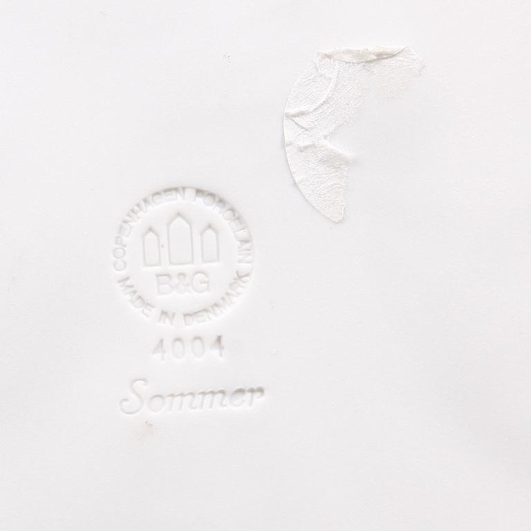 VÄGGRELIEFER, 4 st, parian, Bing & Gröndahl.