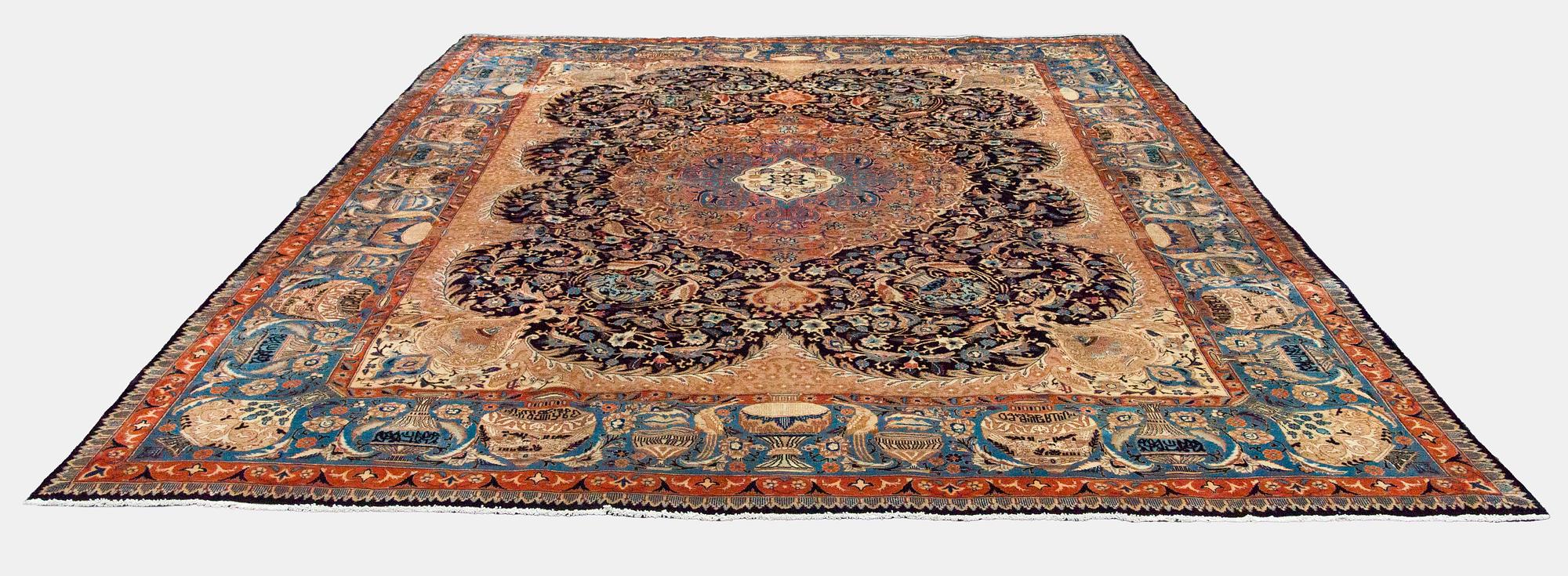 Matta, Kashmar, ca 400 x 300 cm.