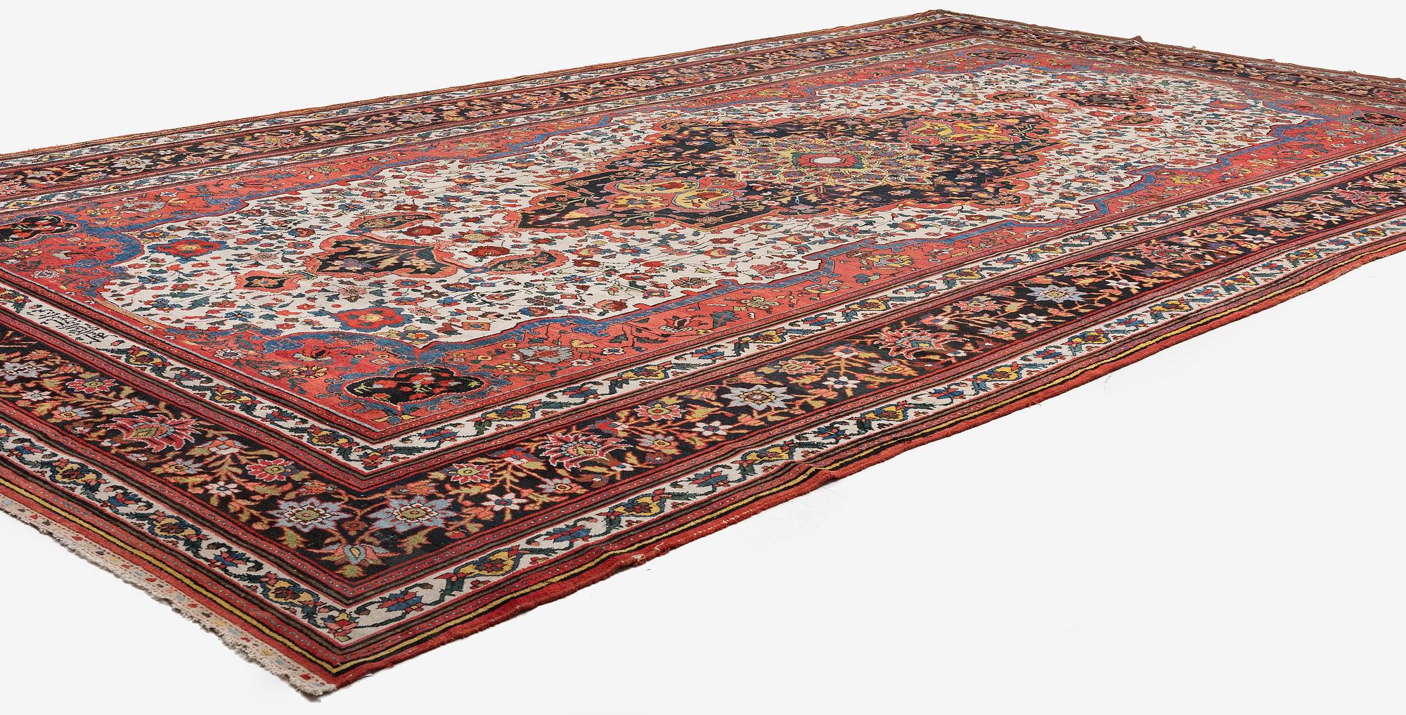 A Bakhtiari 'khan Carpet', West Persia (Iran), c. 678 x 378 cm.