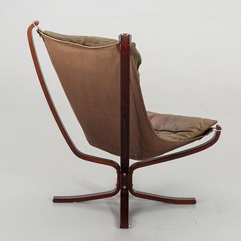 SIGURD RESSELL, armchair, "Falcon", Vatne Lenestolfabrikk, 1970s,