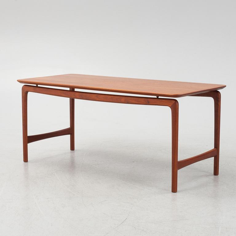 Peter Hvidt & Orla Mølgaard Nielsen,  a teak coffee table ,France Daverkosen, Denmark 1950s-60s.