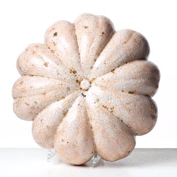 Hans Hedberg, a faience sculpture of a pumpkin, Biot, France.