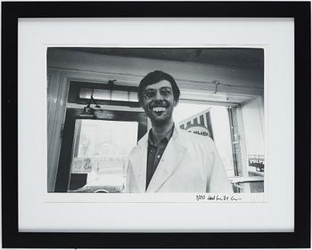 Carl Johan De Geer, photograph, signed 1/20.