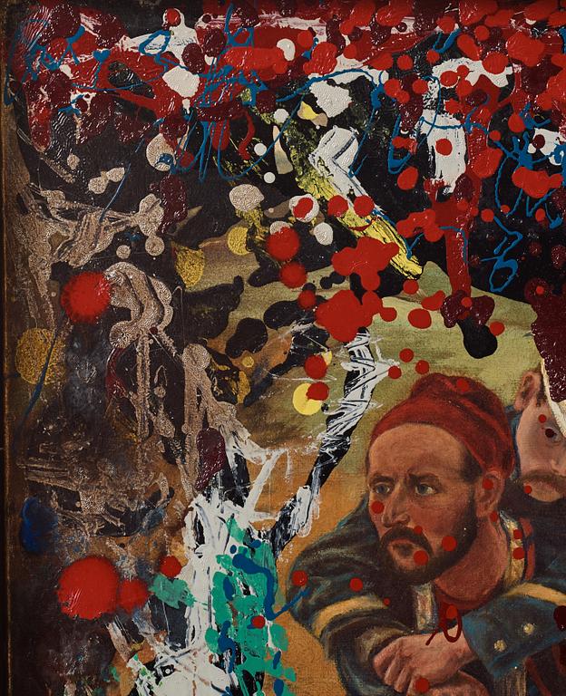 Asger Jorn, "Hero au dos".