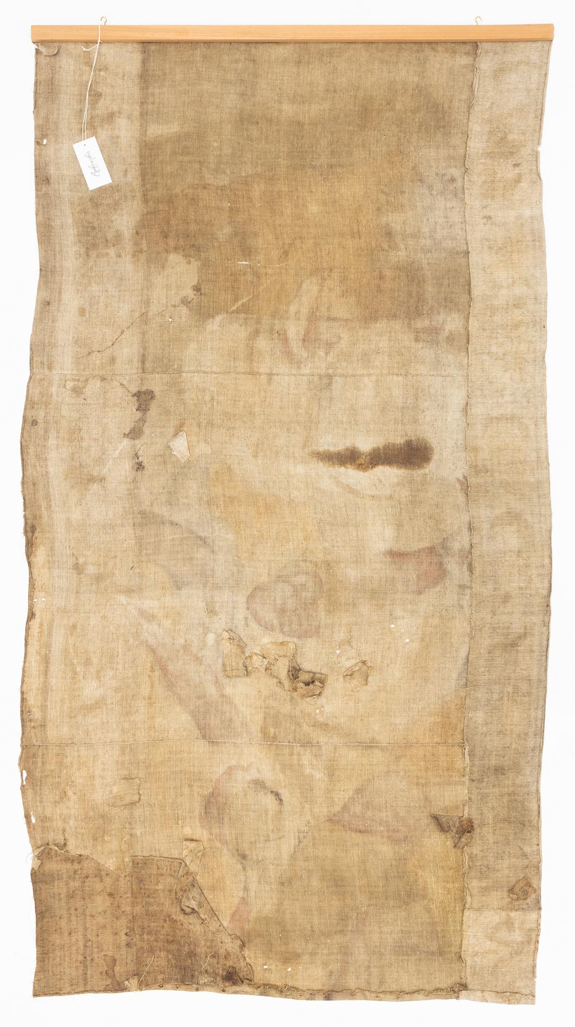 Painting on linen canvas, 18th century, Alexander the Great.