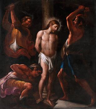 The scourging of Jesus.
