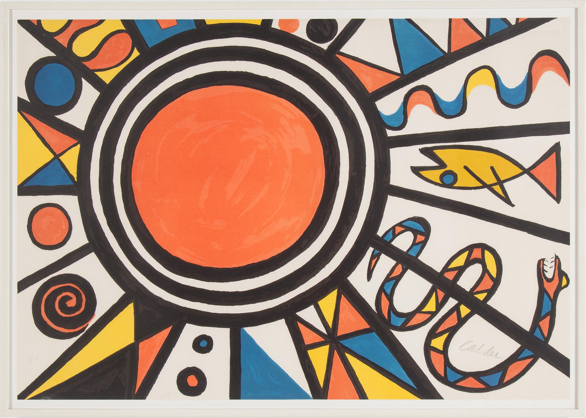 ALEXANDER CALDER, lithograph in colours, signed in pencil and numbered E.A.