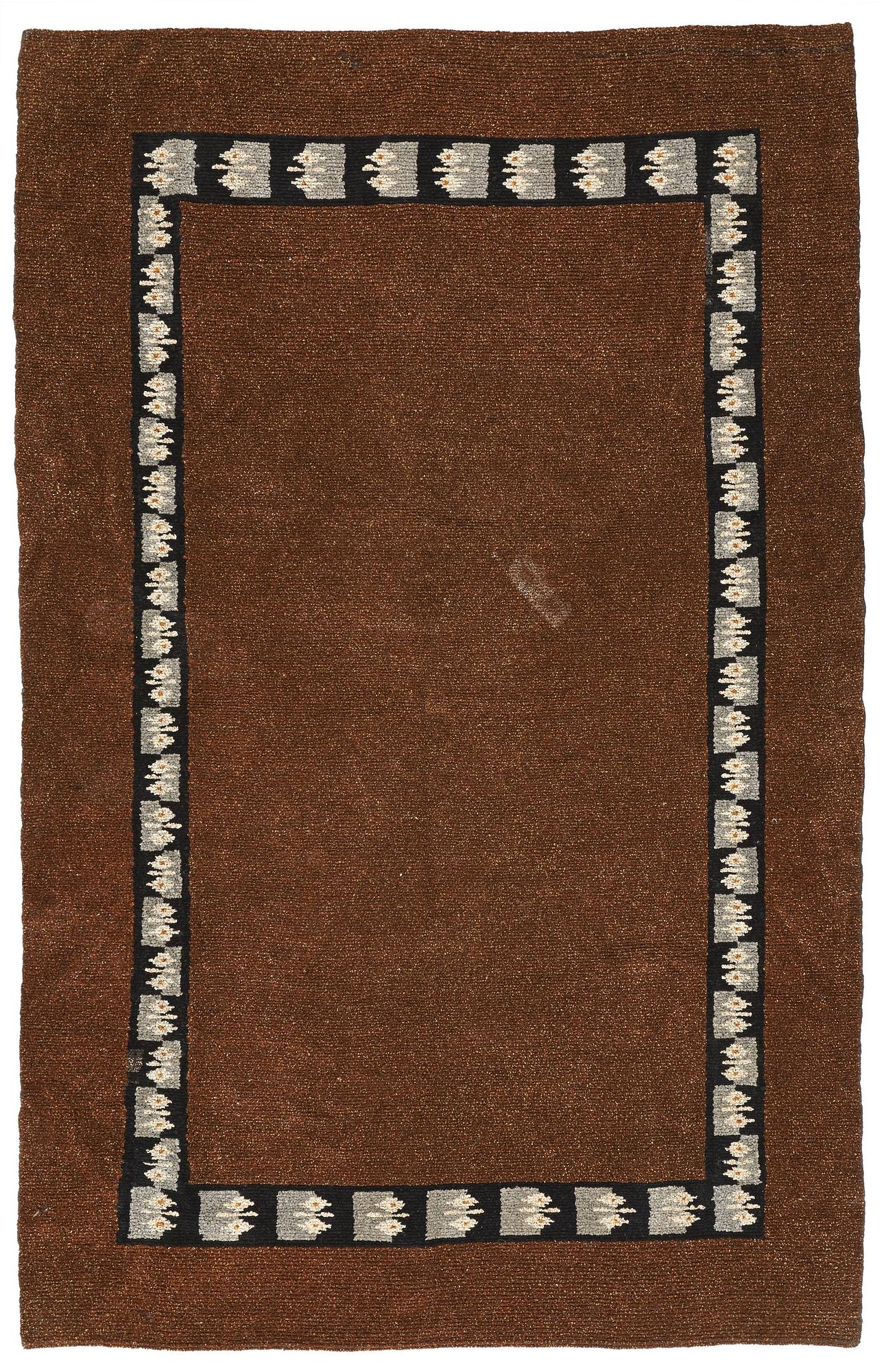 DAYBED BEDSPREAD/MATTO, woven in a pile  variant, ca 235,5 x 150,5 cm, a sewn on label at the back: A.F. 1934.