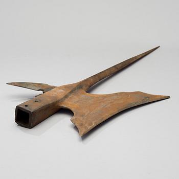 HILLEBARD, iron,  29th century.