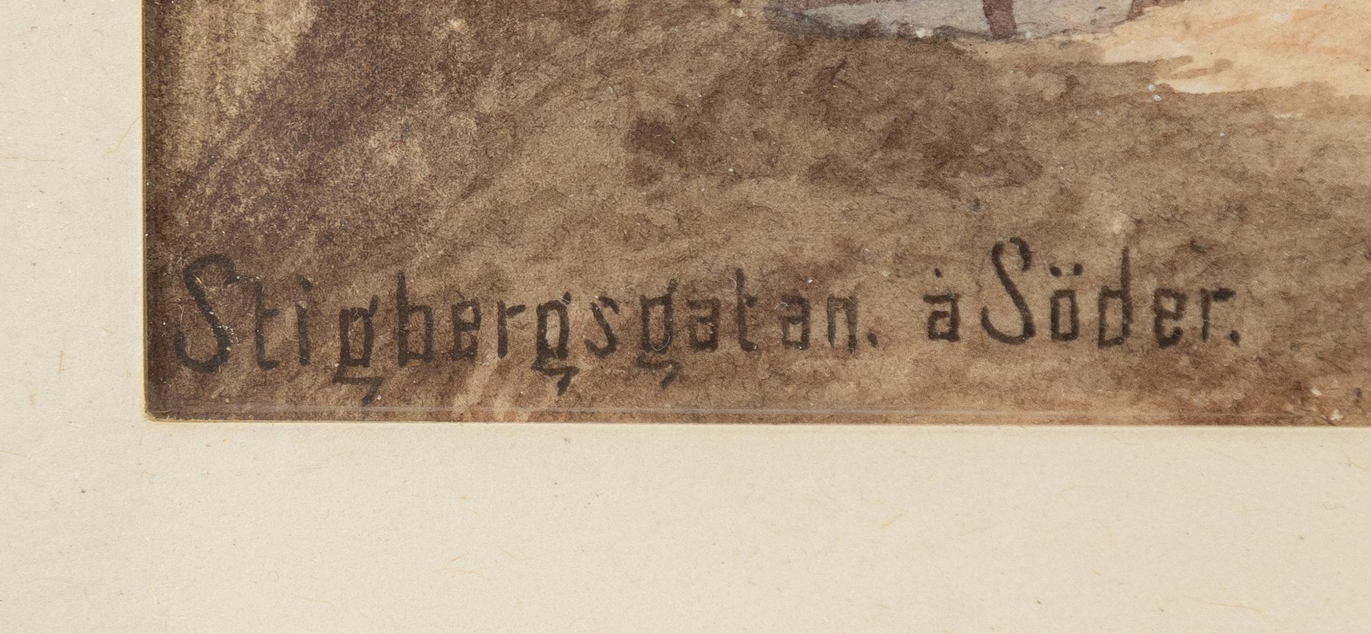 Fredrik Isberg, "Stigbergsgatan in Söder".