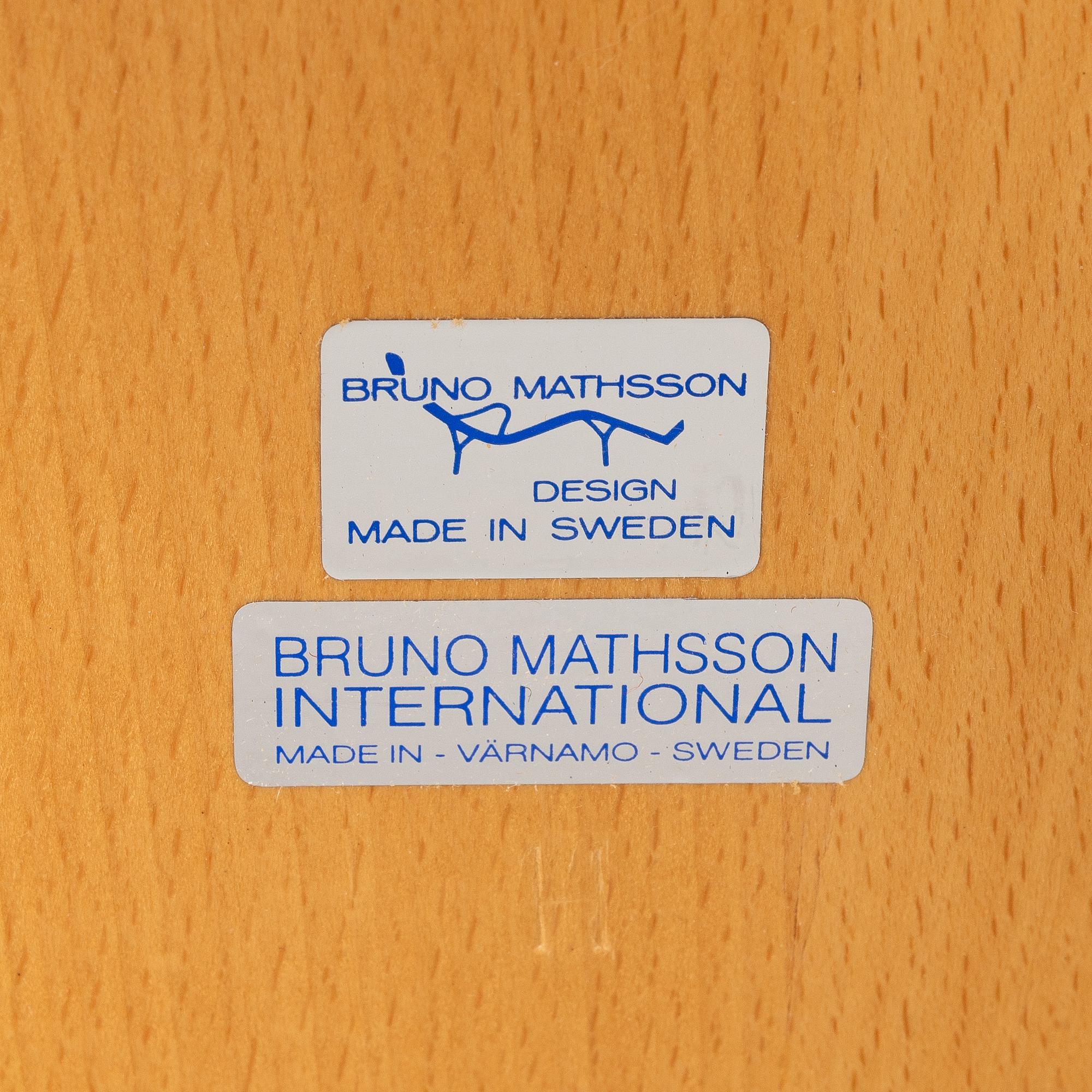 Bruno Mathsson, Coffee tables, 1+1, Bruno Mathsson International, Värnamo, Sweden.