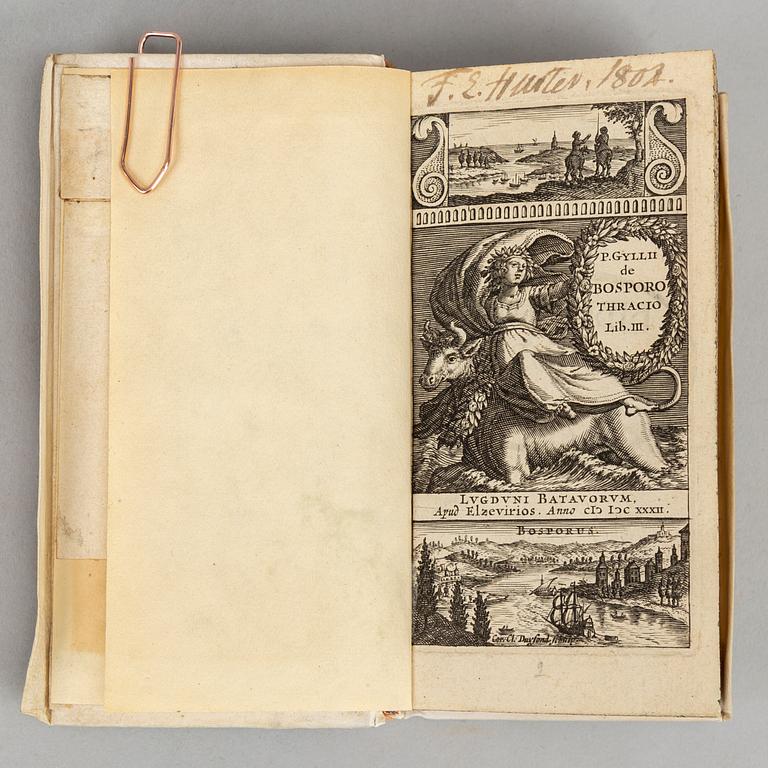Elzevirs 1631, 1632, 1634 (Asia, Constantinople, Turkey) (3 vol).
