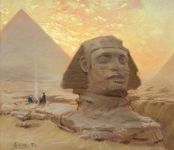 37. Georg von Rosen, "Sfinxen vid Gizeh" (The Great Sphinx of Giza).