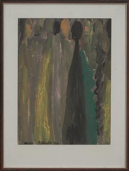 WALDEMAR SJÖLANDER, Gouache, signerad och daterad 1966.