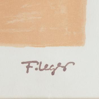 FERNAND LÉGER, efter, färglitografi. Signerad i trycket och numrerad HC XIII/XV.