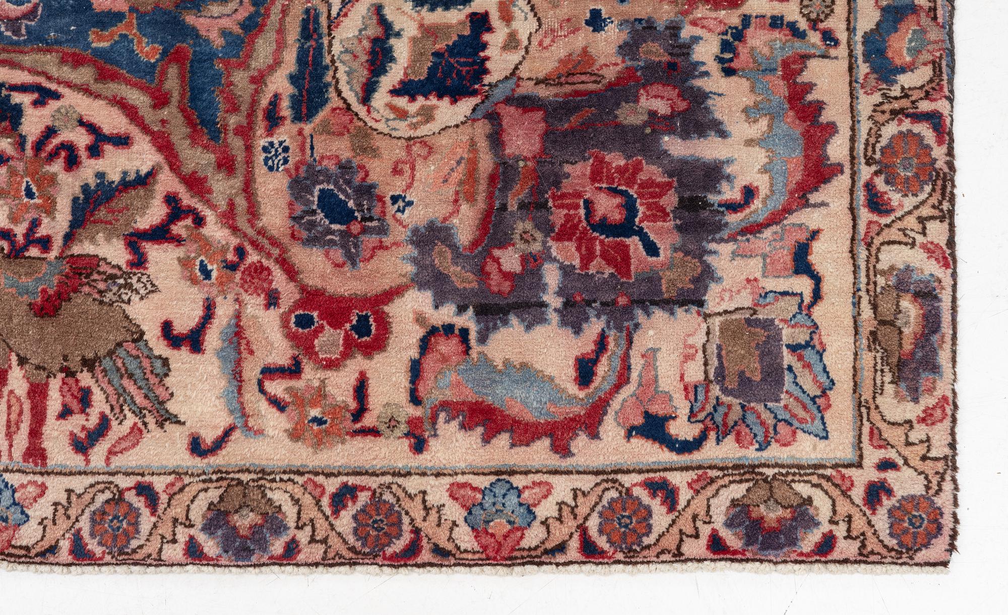 Rug, probably Kashmar, 320 x 210 cm.