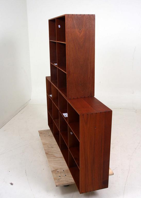 BOKHYLLA, Mogens Koch för Rud Rasmussens Snedkerier, Danmark, teak.