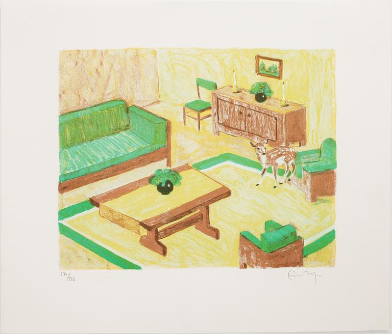 ERNST BILLGREN, litografi, signerad och numrerad 270/330.