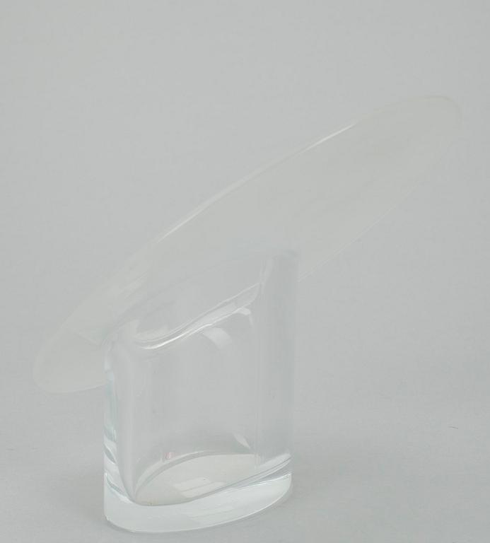 VAS, glas, "Marcel", sign. Timo Sarpaneva, Iittala.