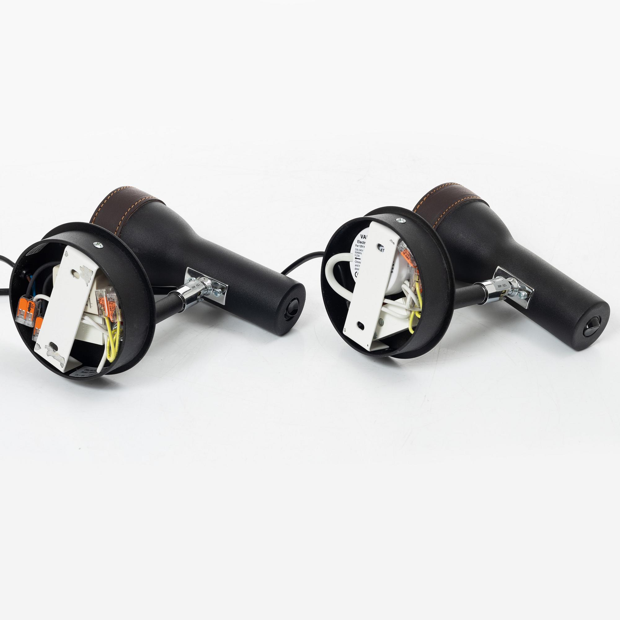 Bedside lamps, a pair, "Talk", Marge Architekter for Örsjö Belysning.