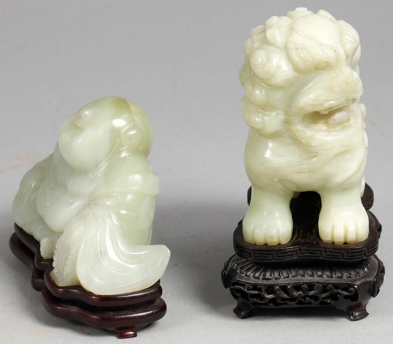 FIGURER, 2st, jade. Kina, 1900-tal.