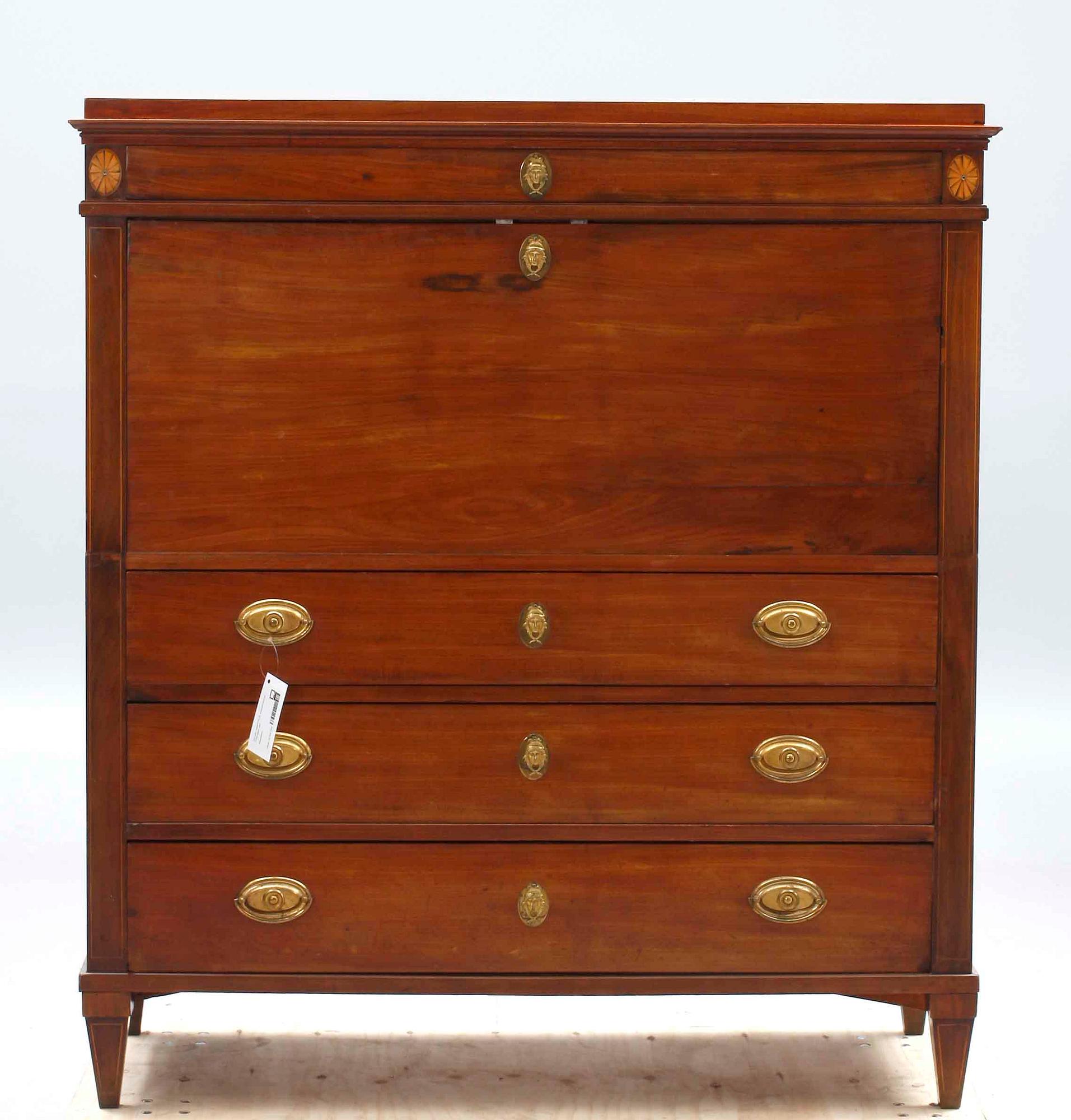 CHIFFONJÉ, sengustaviansk, 1700-talets slut.