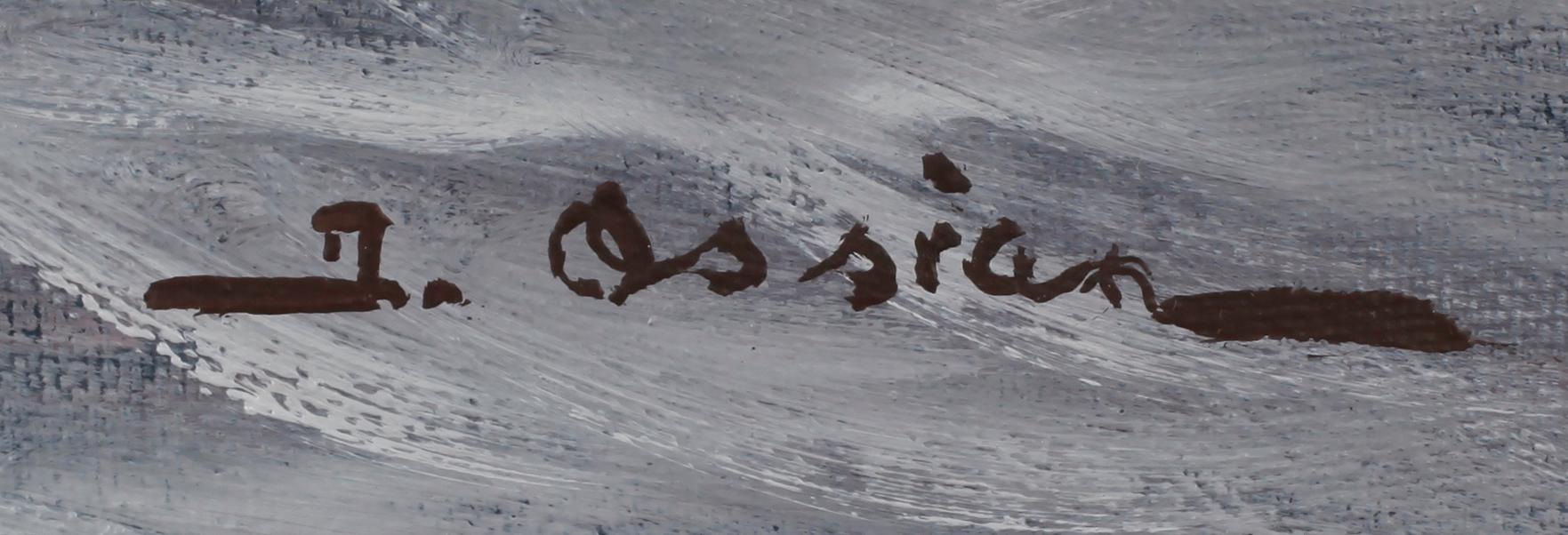 JOHAN OSSIAN-ANDERSSON, olja på duk, sign.