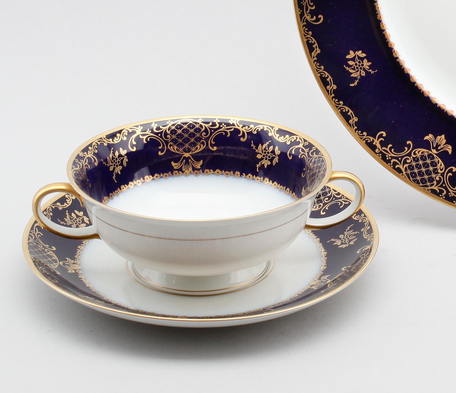 SERVISPORSLIN, 35 delar, Rosenthal, 1900-talets mitt.