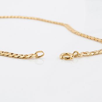 Halsband pansarlänk 18K guld, G Dahlgren & Co Malmö.