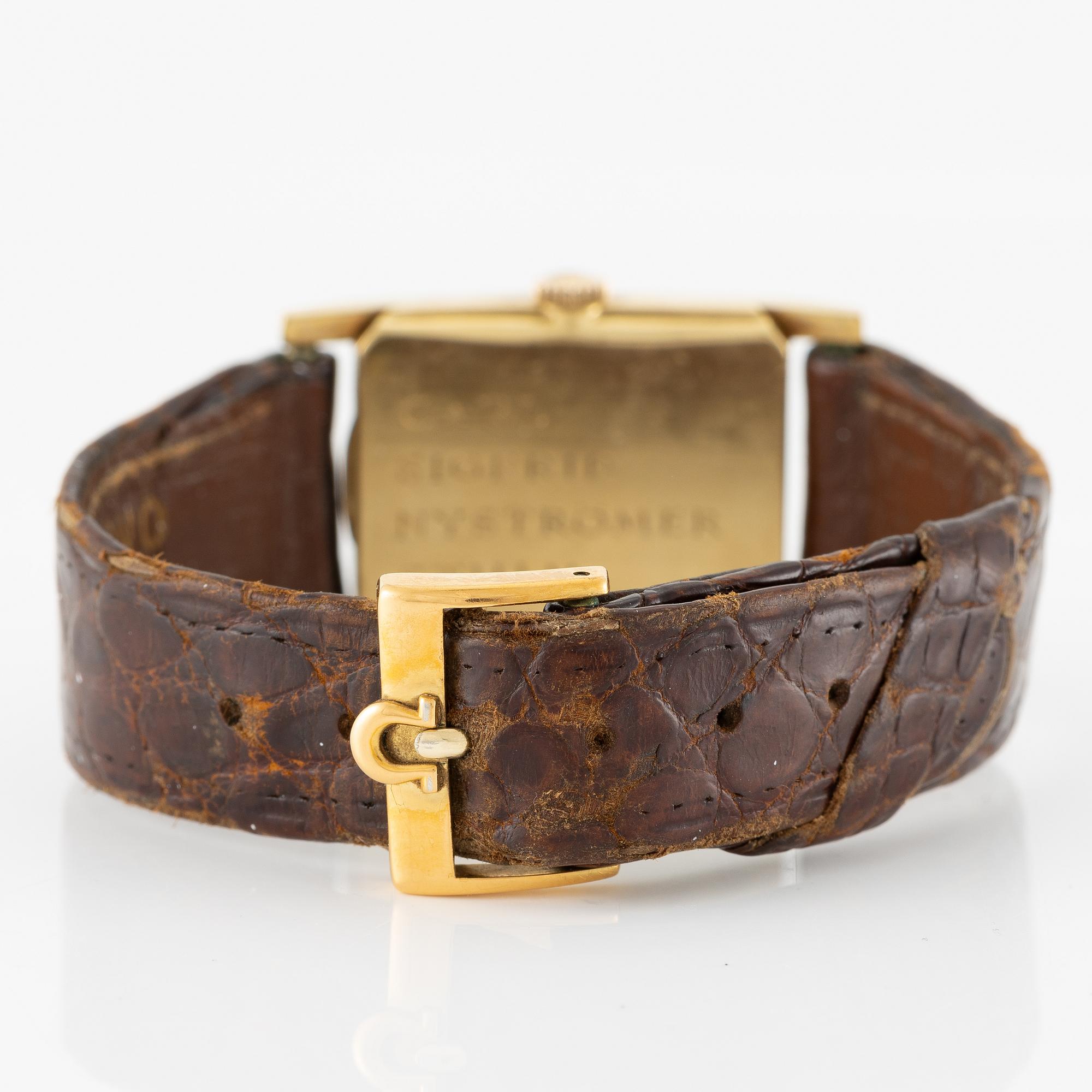 Omega, wristwatch, 23.8 x 27.6 (37) mm.