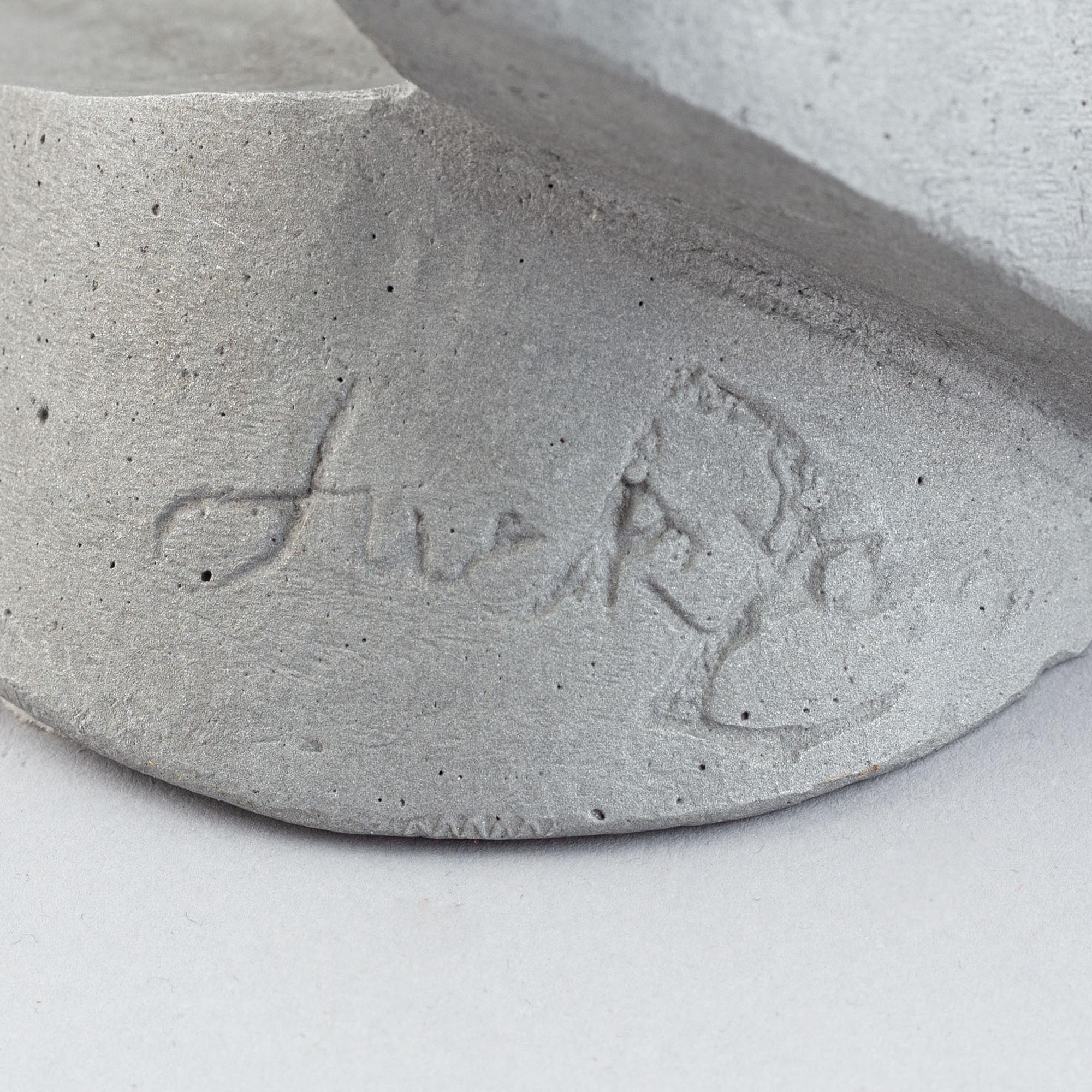 A JOHAN HELMER ZACKRISSON, "JACK ZAN" polished aluminium sculpture, signed.
