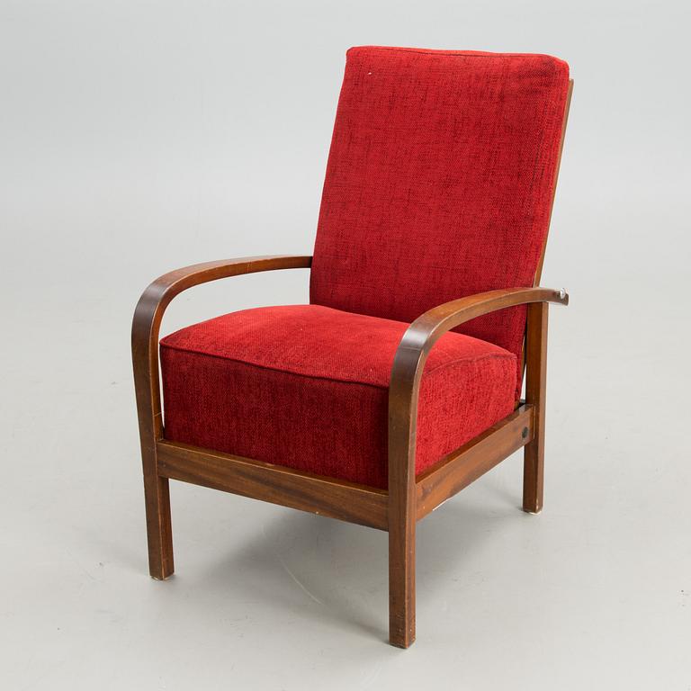 A 1930s open armchair model 'Torni' for Oy Stockmann Ab,  Keravan Puusepäntehdas, Finland.