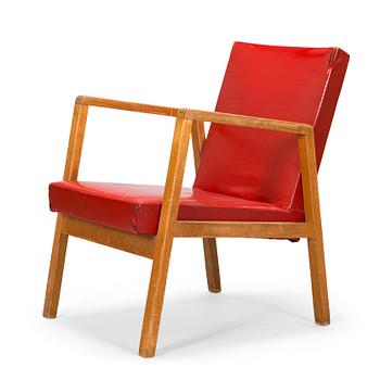 Alvar Aalto, a mid-20th century '54' armchair for O.Y. Huonekalu- ja Rakennustyötehdas A.B.