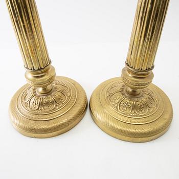 Candelabras, a pair, Empire, 19th century, mid/second half.